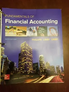 Fundamentals of Financial Accounting sixth edition by McGraw Hill - Picture 1 of 12