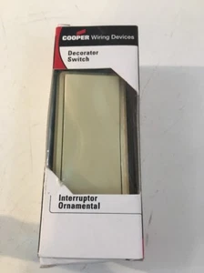 Interruptor decorador balancín silencioso Cooper Cableado NOM 426 7501V CAJA 1P MARFIL (LS1) - Imagen 1 de 4