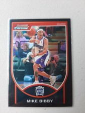 2007/08 Bowman Chrome Black Refractor Mike Bibby #10 #'d 060/199