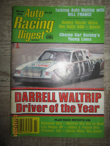 Auto Racing Digest March 1982 Darrell Waltrip Driver of the Year