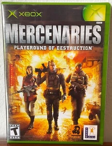 Mercenaries Playground of Destruction Microsoft Xbox Game NIB FACTORY SEALED. - Picture 1 of 7