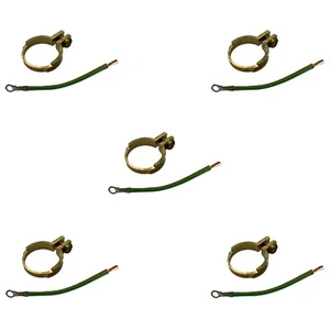 Wiska E-NUT20 (10111814) Earthing Solutions Earth Nut, M20, Brass Pack of 5 - Picture 1 of 4
