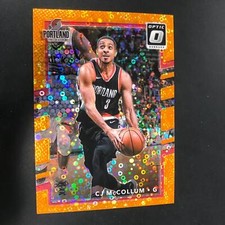 CJ McCollum 2017-18 Optic Fast Break Orange Prizm #59/193 #123 Pelicans H23