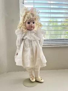 Heirlooms Of Tomorrow Reproduction Bru Jne Shandella Dolls Porcelain 17” - Picture 1 of 22
