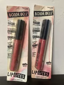 (2) Bonne Bell Lip lites Liquid Lipstick PINK SUGAR 51327 - Picture 1 of 4