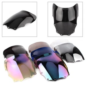 Motorcycle Front Windshield Screen For Kawasaki EX500 Ninja 500R 1987-2009 2008 - Picture 1 of 12