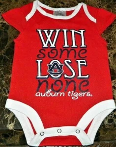 NEW Auburn Tigers NCAA CREEPER BODYSUIT 1-Piece Baby Shirt size: 6/9M 6/9 Months - Picture 1 of 3