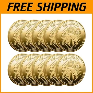 Set monete da collezione John Wick - 10 monete in metallo con splendida finitura oro - Foto 1 di 9