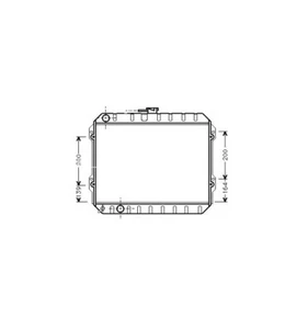 RADIATOR FOR TOYOTA 4 RUNNER 2L4 TO405250 - Picture 1 of 2