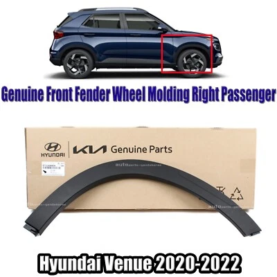FEDEX⭐ 87712K2000CA guardabarros delantero moldura rueda derecha para Hyundai Venue 2020-2022 Foto 1 de 4