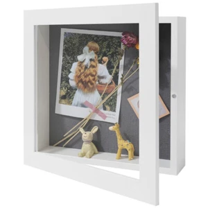 11x11 Shadow Box Frame Display Case 2-inch Depth for Collage Collection Mementos - Picture 1 of 11