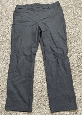 Hilary Radley Womens Size XL (Meas 35 X 28) Gray Stretch Pull-On Dress Pants - Image 1 of 4