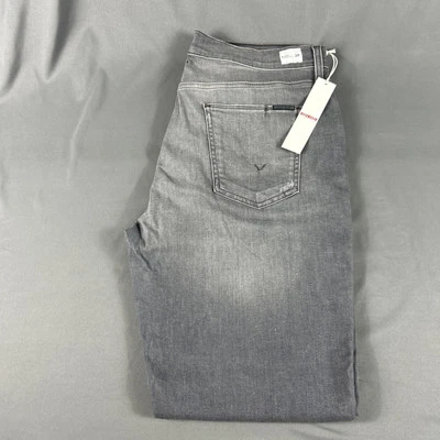 Jeans Hudson Blake ajustados rectos 38 x 34 gris bronx algodón Lyocell nuevos con etiquetas precio de venta sugerido por el fabricante 225 USD Foto 1 de 4
