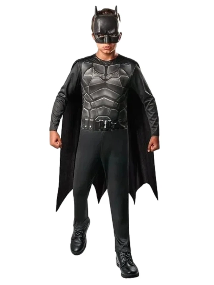 The Batman Halloween Costume DC Rubies Boys Small 6/7 MASK NOT INCLUDED