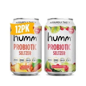 Sparkling Water Variety Pack, Peach & Raspberry Lime Seltzer, Zero Sugar, Zer... - Bild 1 von 8