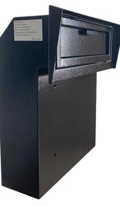 Buzón de correo montado en puerta con cerradura almacenamiento seguro cheques documentos nuevo - Imagen 1 de 5