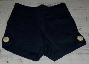 Gymboree Daisy Days Navy Blue Flower Button Shorts 6-12 months NWT *S24 - Picture 1 of 4