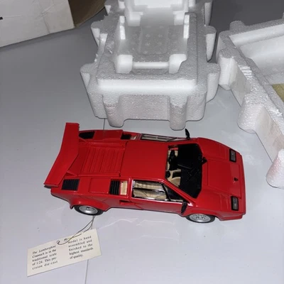 Franklin новом 1985 Lamborghini Countach 500с красный B11NK22 новый в коробке - Изображение 1 из 4