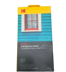 Kodak Patrone und 80 Blatt Papier für Kodak Drucker Dock PHC-80 - Bild 1 von 3