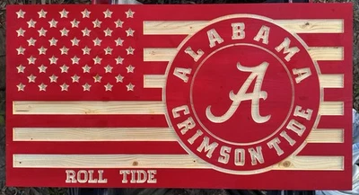 Bandera deportiva/militar de madera 8x15 Foto 1 de 4