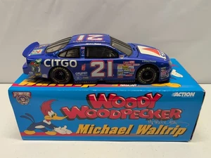 Michael Waltrip #21 Citgo Woody Woodpecker 1998 Ford Taurus 1:24 Action 2,508 - Picture 1 of 5