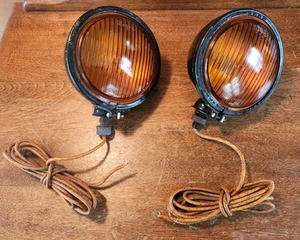 Pair of Vintage Signal Stat "Fog-i" 1940's / 50's Car, Truck / Rat Rod - Foto 1 di 18
