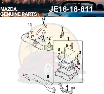 Mazda Genuine  RX-7 626 929 DEMIO XEDOS MPV Main ECM Relay - Image 1 of 1