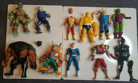 "Custom Fodder" Action Figures/Collectibles: Marvel/DC, TMNT & McFarlane Cover