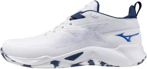 MIZUNO Basketball Shoes WAVE TRANSISTOR White Blue W1GA2400 US10(28cm) - Picture 1 of 5