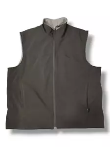 STS Ranchwear Reversible Black Wool Nylon Vest Men's 2XL - Picture 1 of 9