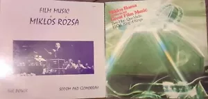 2x MIKLOS ROZSA Vinyl LP LOT- Film Music: Power Sodom Gomorrah +Great Film Music - Picture 1 of 8