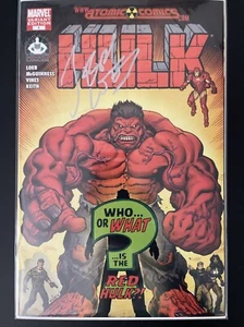 Variante de cómics atómicos de Hulk #1 (Marvel) firmada por Jeph Loeb con certificado de autenticidad - Imagen 1 de 9
