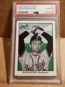 Steve Dalkowski 2009 Tristar Obak #44 PSA 10 Gem Pop 2 Major League Nuke LaLoosh - Bild 1 von 4
