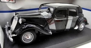Maisto 1/18 Scale Diecast 31821 - 1952 Citroen 15CV 6 Cyl - Black - Picture 1 of 5