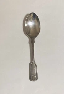 Wiliam Adams Tablespoon FIDDLE THREAD & SHELL Pattern EPNS A1 Sheffield England - Picture 1 of 7