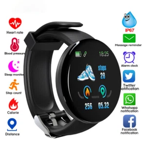 Smart Watch Ciśnienie krwi Pulsometr Bransoletka do iOS Android Opaska na rękę - Zdjęcie 1 z 17