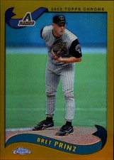 2002 Topps Chrome Gold Refractors Baseball Card Pick
