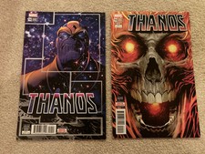 Thanos 14 3rd print variant 2nd app cosmic ghost rider and 2nd print thanos 15 b