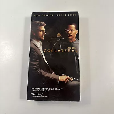 Collateral Dreamworks Pictures VHS 2004 Tom Cruise Jamie Foxx Rated R - Image 1 of 3