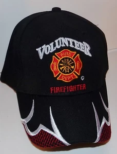 GORRA DE BOMBERO VOLUNTARIO - NUEVO SOMBRERO AZUL MARINO BORDADO - DEPARTAMENTO DE BOMBEROS FD - Imagen 1 de 2