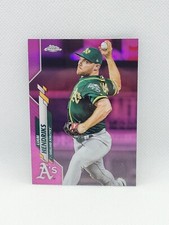2020 Topps Chrome Liam Hendriks Pink Refractor #2 Athletics White Sox Non Auto 