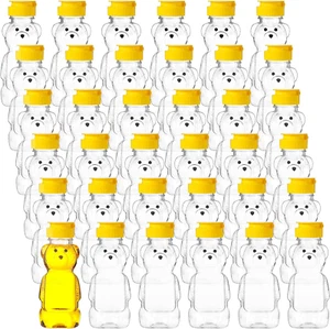 36 Pcs Honey Bear Bottle,Plastic Honey Squeeze Bottle,Honeybear Squeeze Jars,Cut - Bild 1 von 6