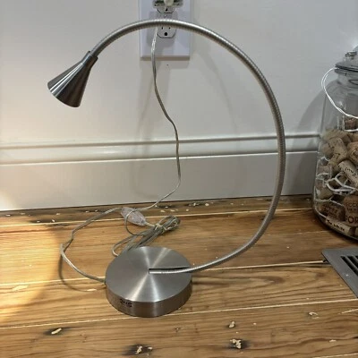 IKEA TIVED Stainless Steel LED Desk Lamp Adjustable Flexible Gooseneck Light - Image 1 of 4