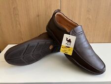 Mens Leather Slip-On Casual Shoes Brown Item-25005