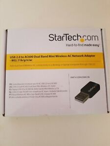 StarTech.com USB 2.0 AC600 Dual Band Mini Wireless AC Network Adapter brand new