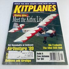 Kitplanes - The World's Number One Homebuilt Aircraft Magazine November 1999