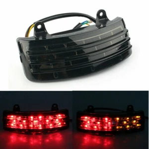 Tri-Bar LED Rear Tail Brake Fender Tip Light Motorcycles For Harley Street Glide - Picture 1 of 10