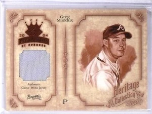 2004 Diamond Kings Heritage Collection Greg Maddux Jersey #D44/50 #HC24 - Picture 1 of 1