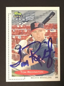 1991 Classic Best - TOM REDINGTON #327 - Auto / Signed Card