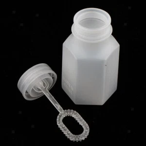 24pcs Hexagon Shape Empty Bubbles Blowing Bottles Table Decor 2.5 x 10cm - Picture 1 of 7